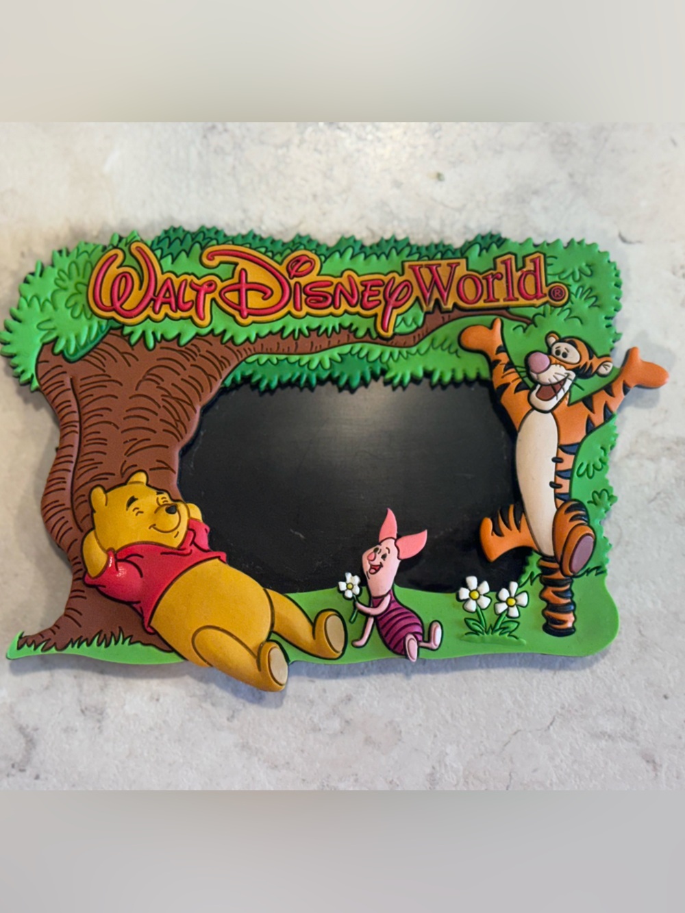 Vintage Winnie The Pooh magnetic picture frame!
